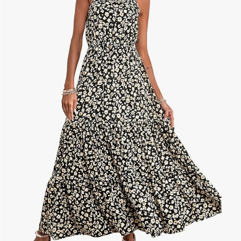Maxi Floral One Shoulder Dress
